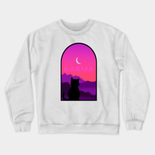 Karma is a Cat Crewneck Sweatshirt